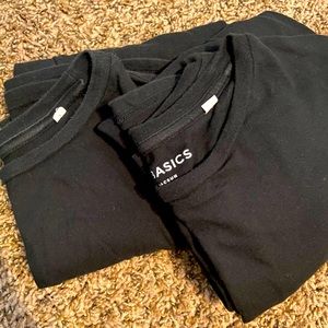 Men’s pac sun “basic” black t shirt scallop 2